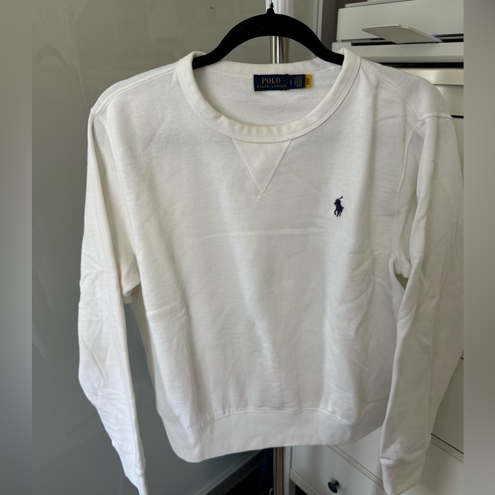 Polo Ralph Lauren logo sweatshirt - white